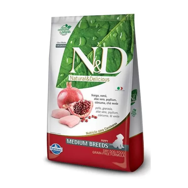 N&D Pollo Y Granada Puppy Medium Alimento Para Perro>Natural&Delicious Cheap