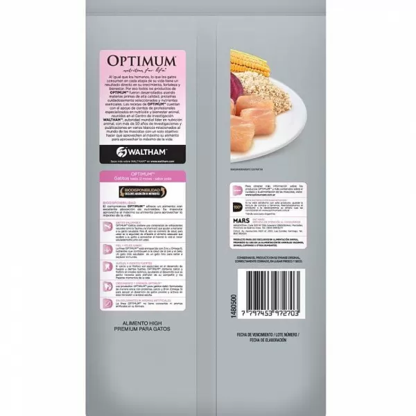 Kitten Sabor Pollo Alimento Para Gatos 1 Kg>Optimum Fashion