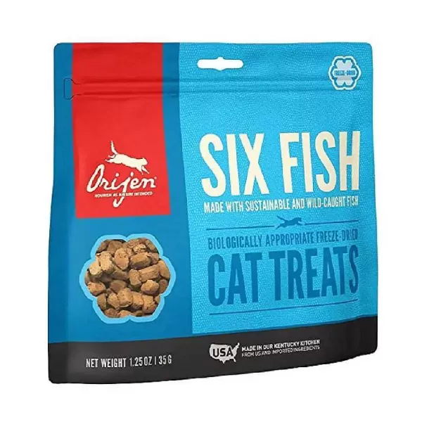 Six Fish Cat Treats Snack 35G>Orijen Store