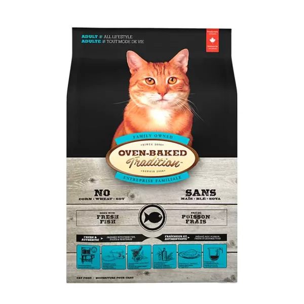 Fish Adult Cat Food / All Lifestyle Alimento Para Gato>Oven Baked Tradition Flash Sale