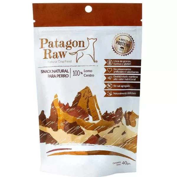 Perro Snack 100% Lomo Centro 40Gr>Patagon Raw Clearance