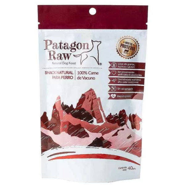 Perro Snack 100% Vacuno 40Gr>Patagon Raw Shop
