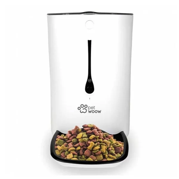 Dispensador De Alimento Y Comedero Para Mascotas, Con C Mara Y Micr Fono>Pet Woow Online