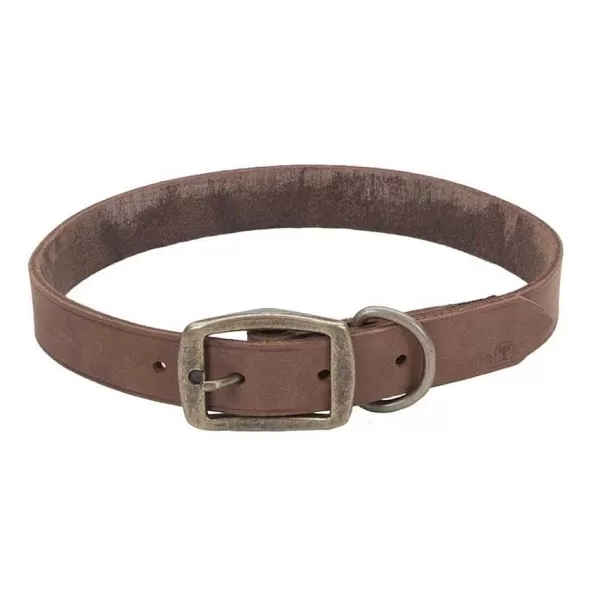 Rustic Leather Town Dog Collar, Chocolate 1" X 20">Coastal New