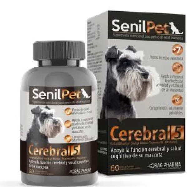 Senilpet Cerebral 5 60 Comprimidos>Drag Pharma Shop