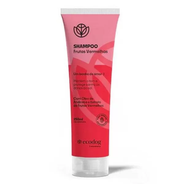 Shampoo Frutos Rojos Con Aceite De Andiroba Y Extractos De Frutos Rojos 250 Ml>Ecodog Shop