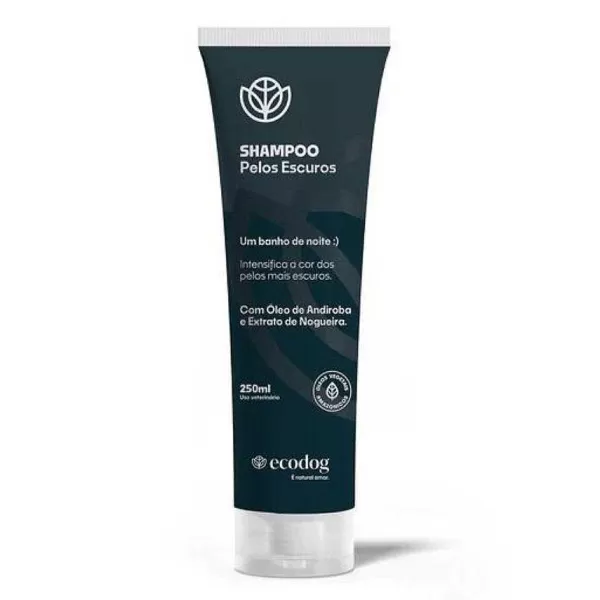 Shampoo Pelos Oscuros Con Aceite De Andiroba Y Extracto De Nuez 250 Ml>Ecodog Store