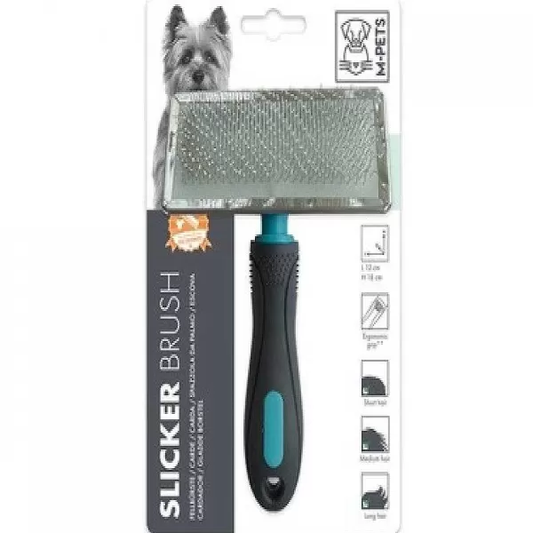 Slicker Brush Negro Y Azul>Mpets Clearance