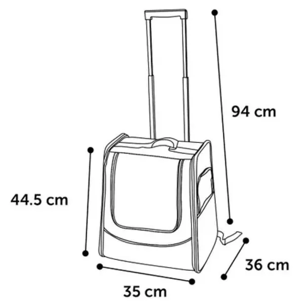 Smart Trolley Calypto Negro>Flamingo Clearance