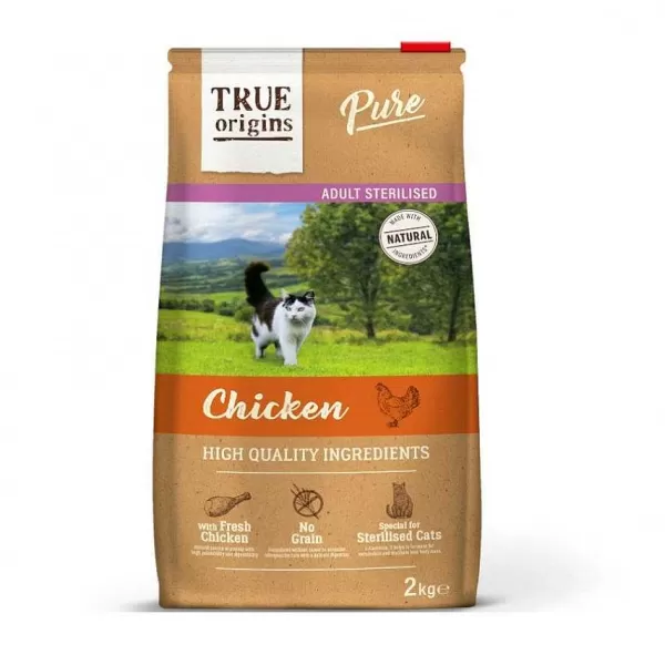 True Origins Cat Adult Sterelised Chicken Grain Free Alimento Para Gato>True Origins Pure Fashion