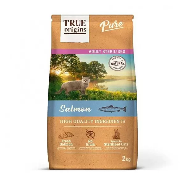 True Origins Cat Adult Sterelised Salmon Grain Free Alimento Para Gato>True Origins Pure Fashion