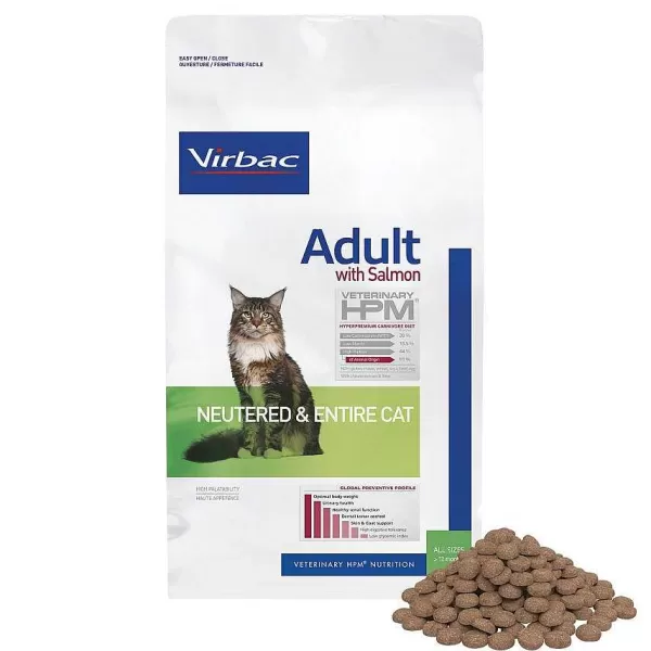 Virbac Alimento Adult With Salmon Neutered & Entire Cat>Virbac HPM Outlet