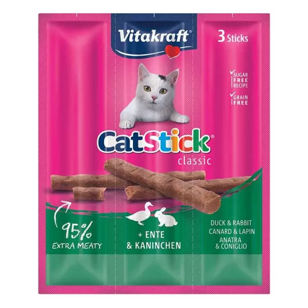 Snack Cat Stick Conejo Y Pato 18 Gr>Vitakraft Best