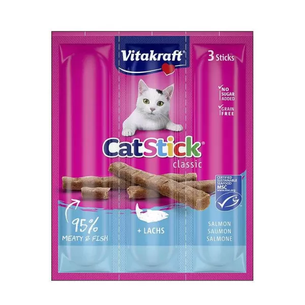 Snack Cat Stick Salmon Unidad 18 Gr>Vitakraft Best