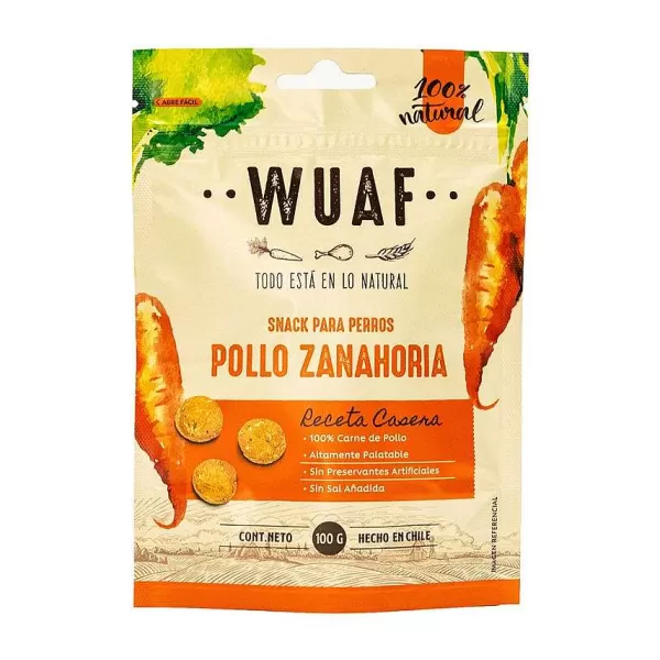 Pollo Zanahoria Snack 100G>Wuaf Hot